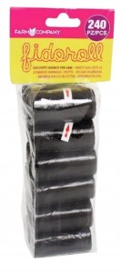 Certech AP Pies 12x20szt Woreczki na kupy Czarne