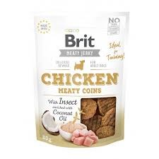 Brit C. P Pies 80g Jerky Kurczak Insekty Krążki