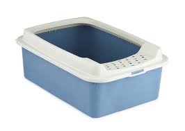 Certech KA Kot 57x39x21cm Kuweta z ramką Niebieska