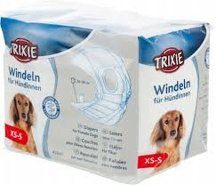 Trixie PP Pies 20-28cm XS 12szt Suczka Pieluchy