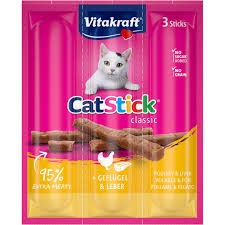 Vitakraft P Kot 3x18g Kabanosy Kurczak z wątróbką