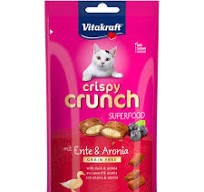 Vitakraft P Kot 60g Crunch Kaczka z aronią