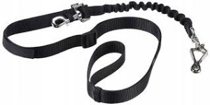 Trixie SL Pies 1-2m Smycz do joggingu Czarna
