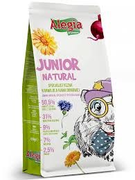 Alegia Natural GK Świnka 650g Junior Pokarm Karma