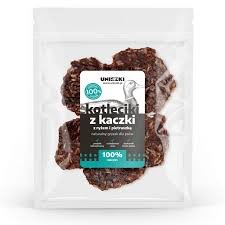 Uniszki P Pies 100g Kotleciki z kaczki Z ryżem