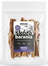 Uniszki P Pies 100g Skóra z barana Suszona Gryzak