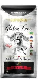 Euphoria Gluten Free S Pies 12kg S/M Adult Wół