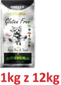 Euphoria Gluten Free R Pies 1kg S/XS Adult Jagnie