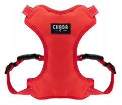 Chaba SZE Pies 2x52cm M Szelki Comfort Czerwone