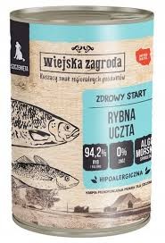 Wiejska Z. PU Pies 400g Junior Rybna uczta