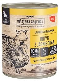 Wiejska Z. PU Pies 800g Adult Indyk z jagnięciną
