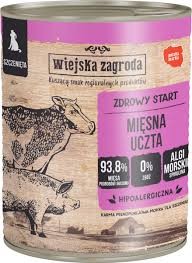 Wiejska Z. PU Pies 800g Junior Mięsna uczta