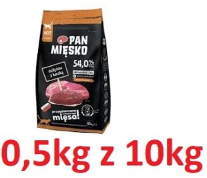 Pan M. R Kot 0,5kg M Adult Cielęcina z kaczką