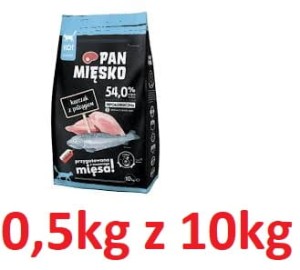 Pan M. R Kot 0,5kg S Adult Kurczak z pstrągiem