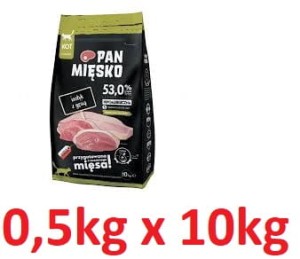 Pan M. R Kot 0,5kg S Adult Indyk z gęsią