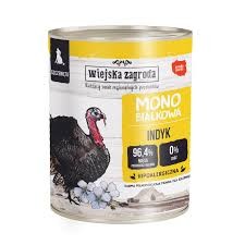 Wiejska Z. Mono PU Pies 800g Junior Indyk Pasztet