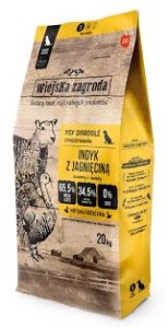 Wiejska Z. S Pies 20kg S Adult Indyk z jagnięciną