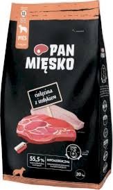 Pan M. R Pies 1kg XL Adult Cielęcina z indykiem