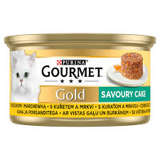Gourmet Gold PU Kot 85g Adult Kurczak Marchewka