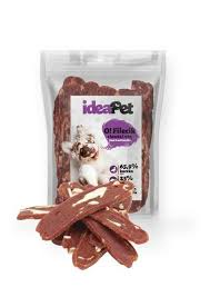 Ideapet P Pies 500g Fileciki z kaczką i rybą Paski