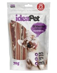Ideapet P Pies 70g Paluszki z kaczką i rybą