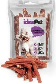 Ideapet P Pies 500g Paluszki z kaczką i rybą