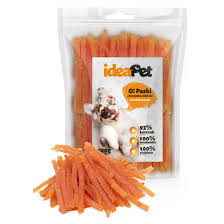 Ideapet P Pies 500g Paski z kurczaka miękkie