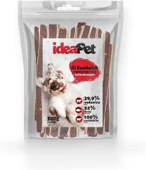 Ideapet P Pies 500g Sandwich z wołowiną i rybą