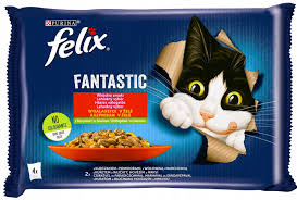Felix Fantastic SA Kot 340g Adult Mięso Warzywa
