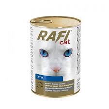 Rafi PU Kot 415g Adult Ryba Kawałki w sosie