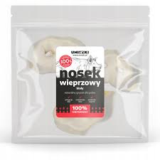 Uniszki P Pies 10szt Noski wieprzowe Białe Suszone
