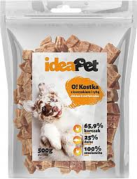 Ideapet P Pies 500g Kostki z kurczakiem
