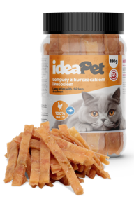 Ideapet P Kot 180g Longusy Kurczaczak z łososiem
