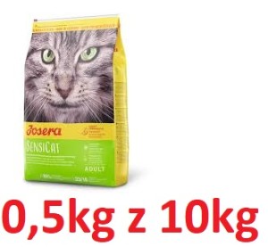 Josera R Kot 0,5kg Adult Sensicat Odkłacza Drób