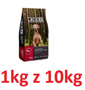 Lecker R Pies 1kg Adult Wołowina Ryż Warzywa