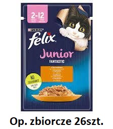 Felix Fantastic SA Kot 85g Junior Kurczak