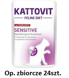 Kattovit WSA Kot 85g Sensitiv Alergy Kurcze Kaczka