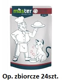 Master SA Kot 80g Adult Wołowina w galaretce