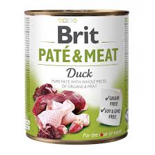 Brit Pate PU Pies 800g Adult Kaczka Pasztet