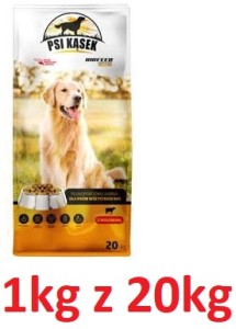 Psi Kąsek R Pies 1kg Adult Wołowina