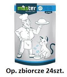 Master SA Kot 80g Adult Ryby w sosie