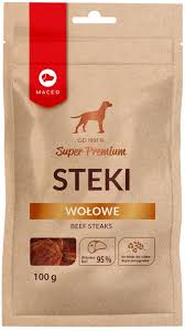 Maced P Pies 100g Steki wołowe