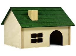 Pin GA Chomik 16,5x11,5x11,5cm Domek drewniany