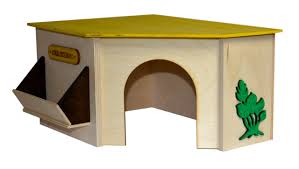 Pin GA Szynszyl 28,5x21,5x17,5cm Domek narożny