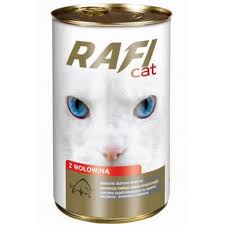 Rafi PU Kot 415g Adult Wolowina Kawałki w sosie
