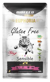 Euphoria Gluten Free S Kot 8kg Adult Indyk Królik