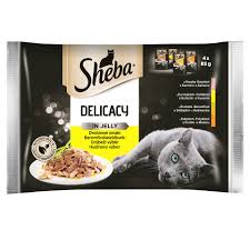 Sheba SA Kot 4x85g Adult Drób w galaretce