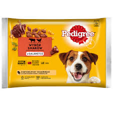 Pedigree SA Pies 4x100g Junior Drób Wołowina Sos