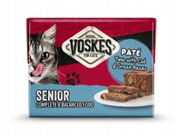 Voskes FT Kot 85g Senior Tuńczyk Dorsz Pasztet