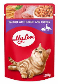My Love SA Kot 85g Adult Królik Indyk w sosie